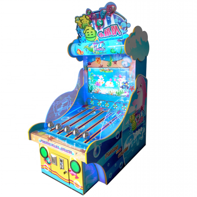 Fishing small column children's video game city arcade lottery fish machine game machine