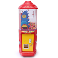 Coin operated kids Lollipop Sugar Vending Machine Candy Game Machine for sale